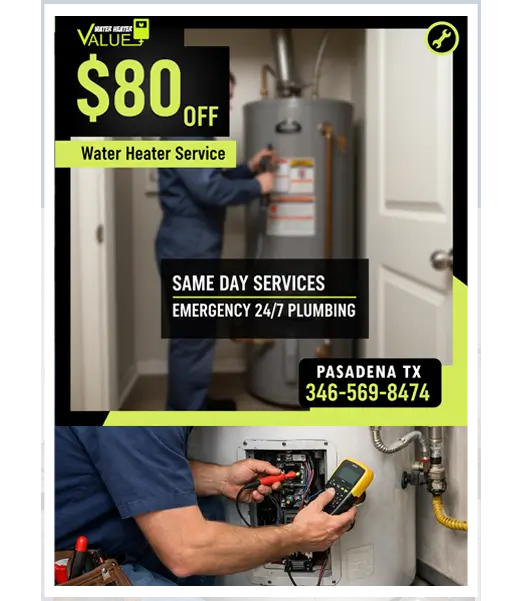 water heater repair offer